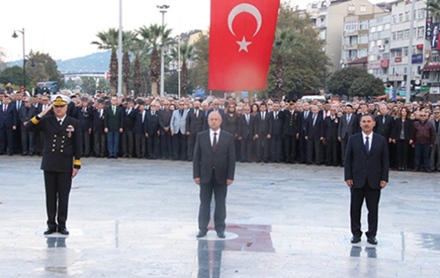 TÜM YURTTAKİ GİBİ EREĞLİ’DE DE TÖREN DÜZENLENDİ…