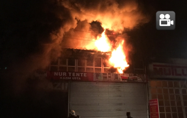 KISA SÜREDE ALEVLER KAPLADI