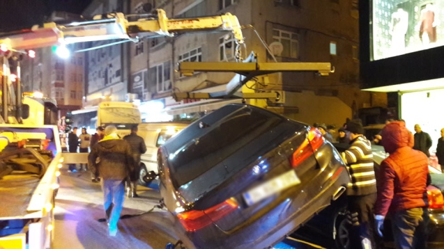 KÖPEĞE ÇARPMAK İSTEMEDİ…