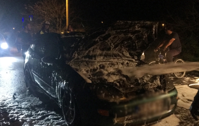 SEYİR HALİNDEYKEN ALEV ALDI…