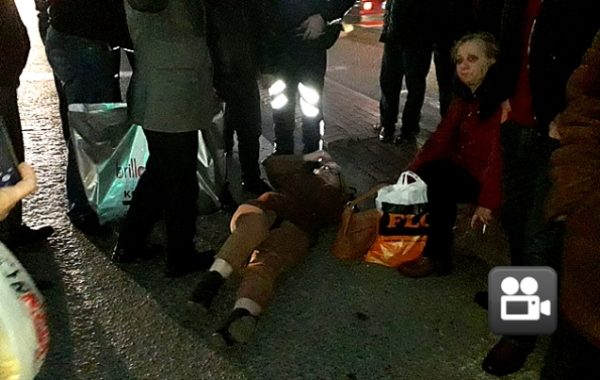 ÇARPTIKTAN SONRA EMNİYETE SIĞINDI…