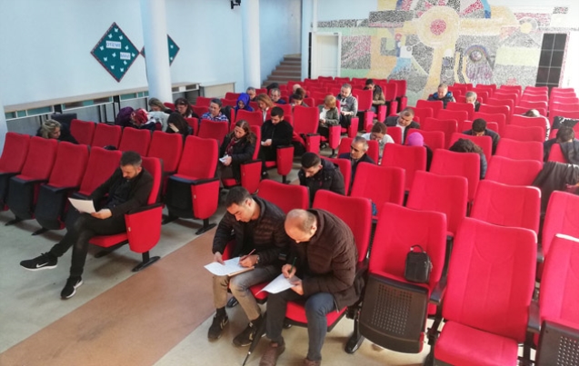 SINAVA GİRDİLER…