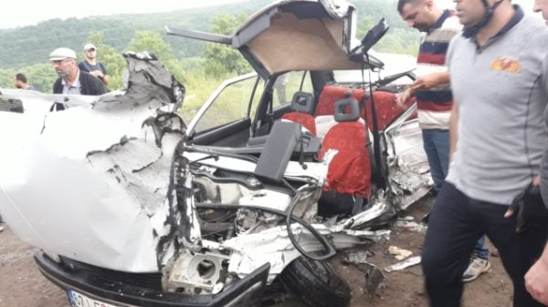 SUBAŞI KÖYÜNDE KORKUNÇ KAZA…