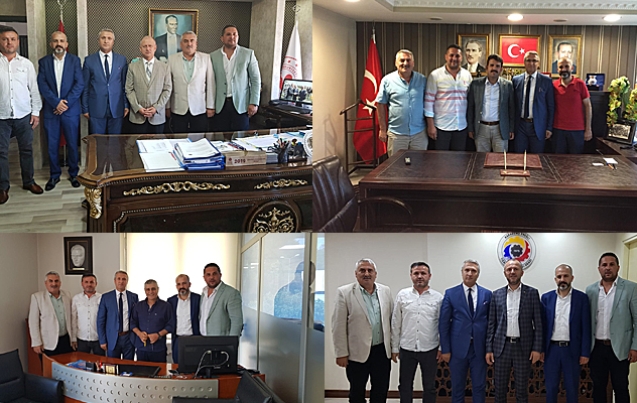 ZİYARETLERE BAŞLADILAR…