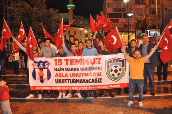 EREĞLİ’DE DEMOKRASİ VE MİLLİ BİRLİK GÜNÜ…