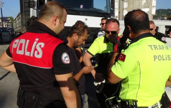 POLİSLE TARTIŞTI…