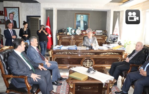 KAYMAKAMI ZİYARET ETTİLER…