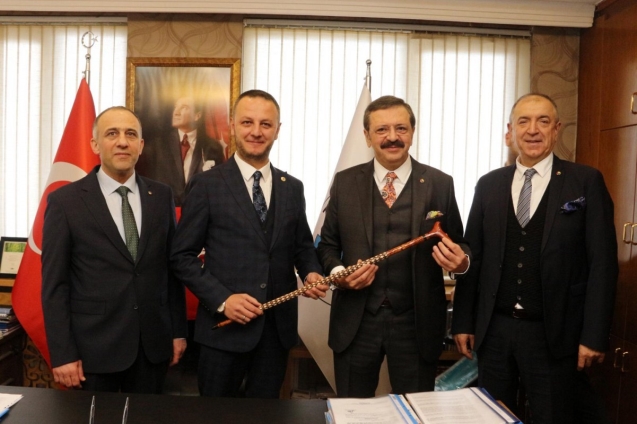 ALAN’I ZİYARET ETTİ…