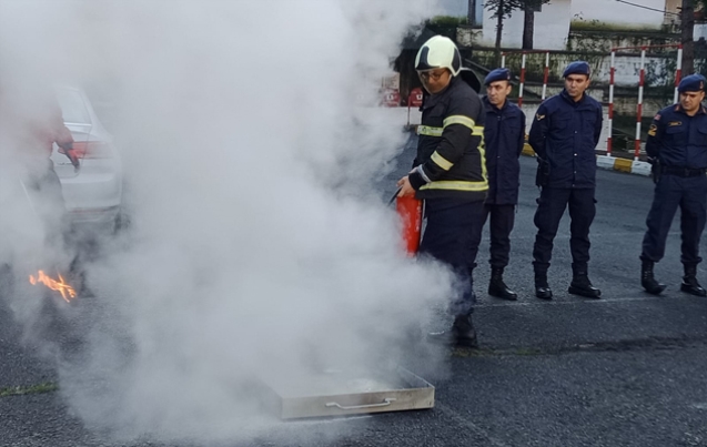 JANDARMADA TATBİKAT…