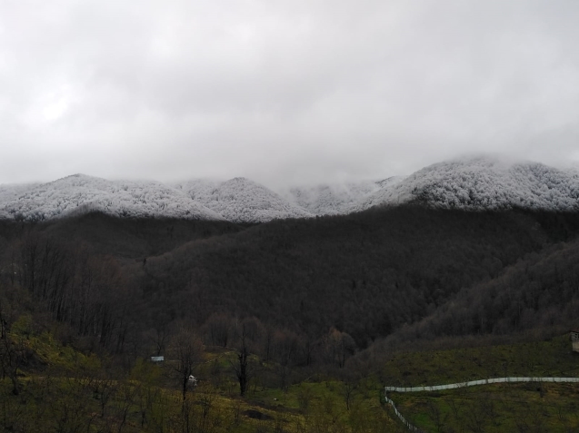 GÜMELİ’YE KAR YAĞDI…