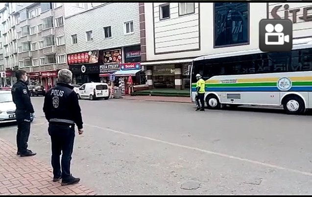 HALK OTOBÜSLERİ DENETLENDİ…