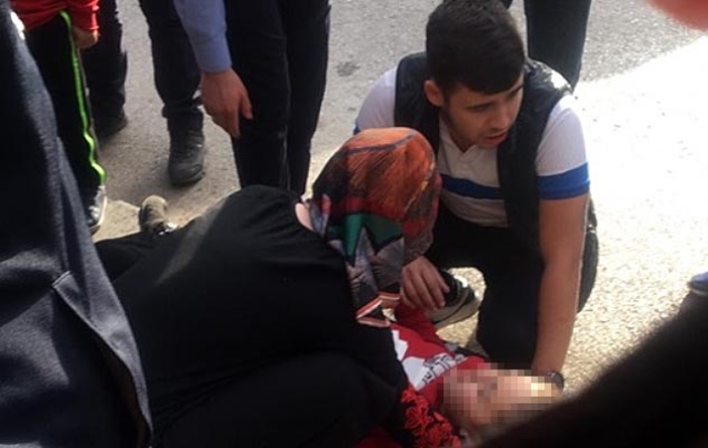 KIZ ÇOCUĞU YARALANDI…