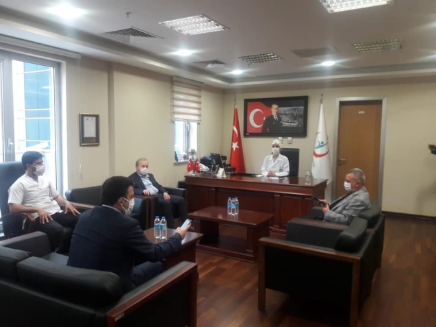 HASTANEYİ ZİYARET ETTİLER…