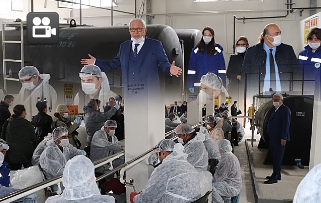 DEZENFEKTE ÜRETİLMEYE BAŞLANDI…