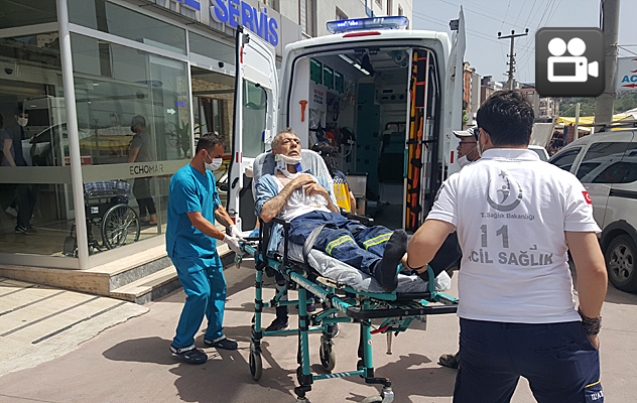 MERDİVENLERDEN YUVARLANDI…