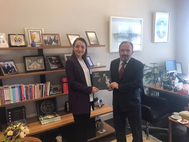 REKTÖRDEN SAADET ORUÇ’A ZİYARET