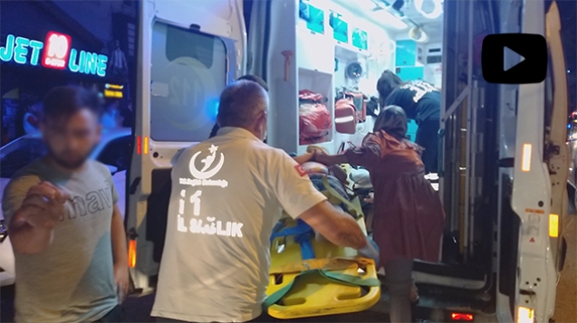 ÇEKİM YAPAN GAZETECİYE SALDIRDILAR…