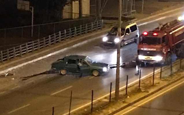 OLAY YERİNDEN KAÇTI…