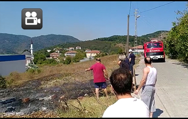HAMZAFAKIHLI KÖYÜNDE YANGIN ÇIKTI…