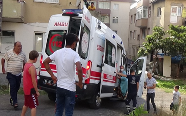 BİSİKLETTEN DÜŞTÜ…