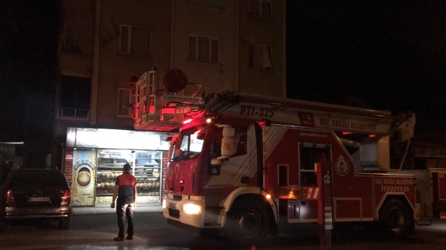 FIRIN BACASINDA YANGIN ÇIKTI…