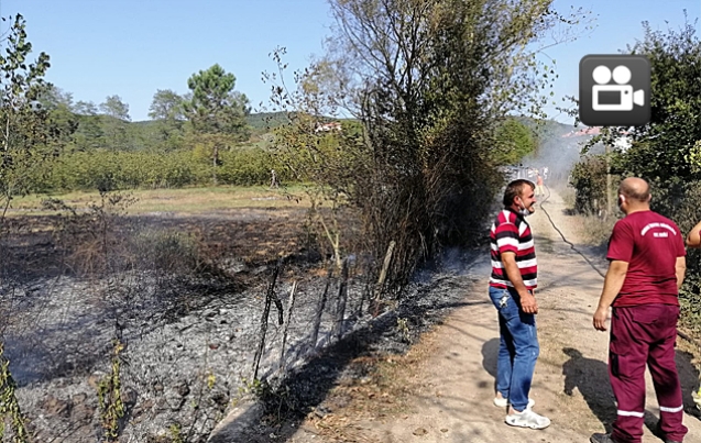 SUBAŞI KÖYÜNDE ANIZ YANGINI…