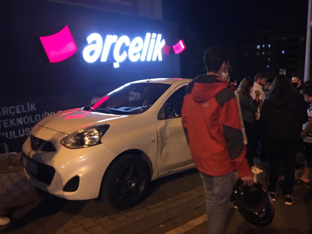 MADDİ HASAR OLUŞTU…