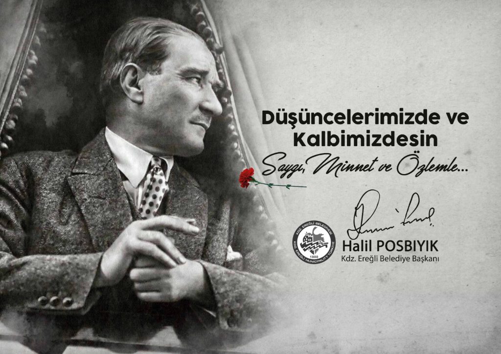 ATATÜRK’Ü ANDI…