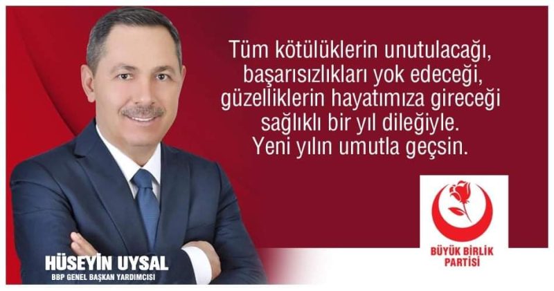 UYSAL’DAN YENİ YIL MESAJI…