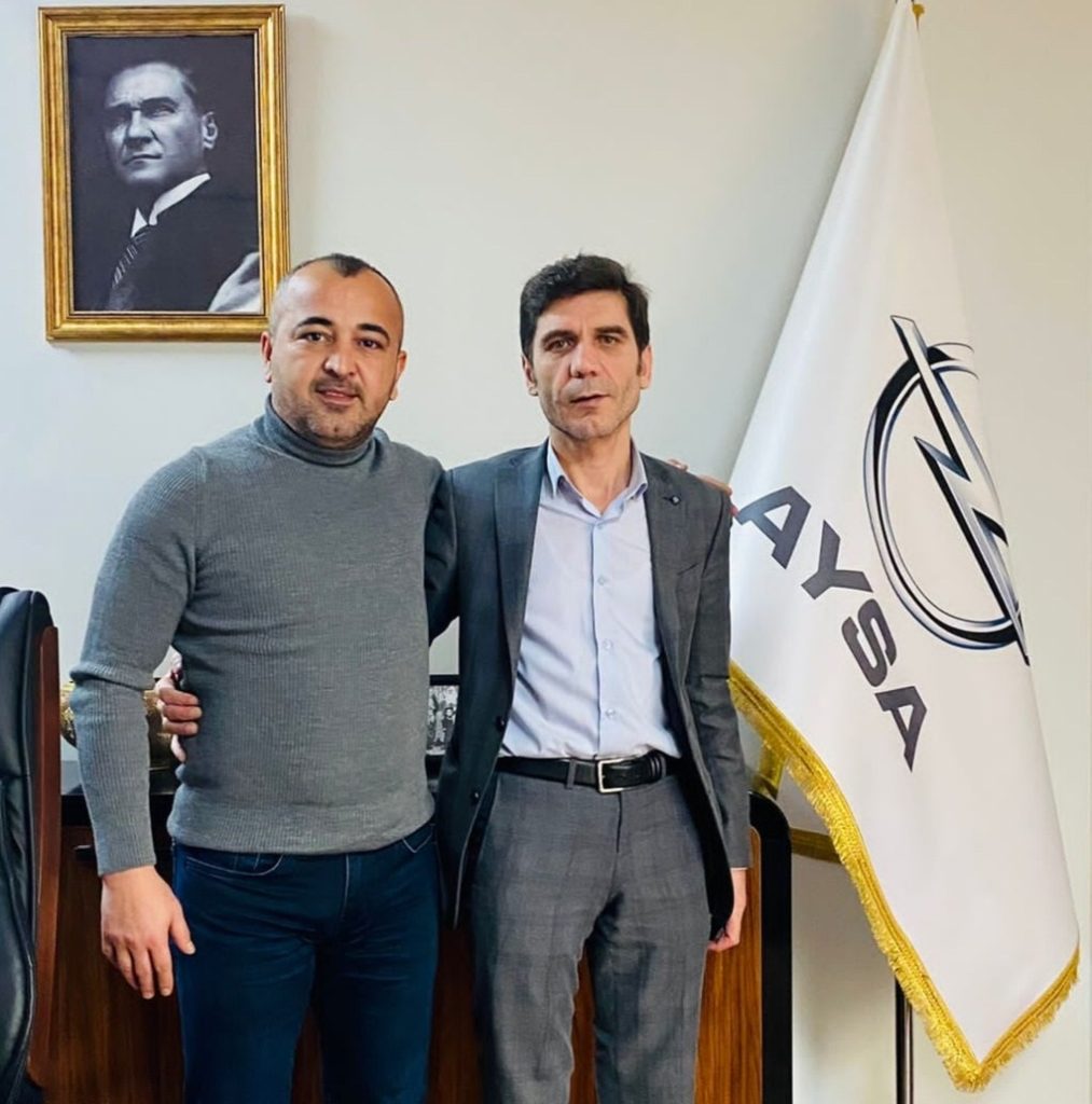 Özcan’dan teşekkür ziyareti.