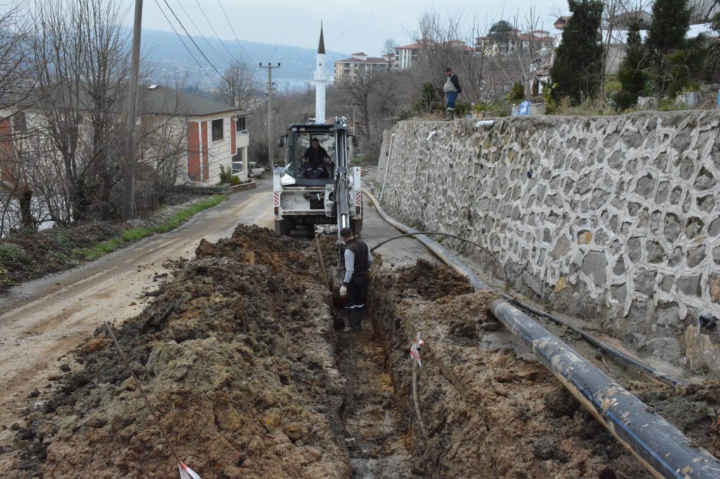 Su hattı yenileniyor…