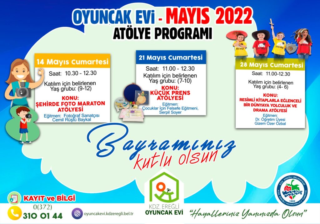 Atölye programı açıklandı…