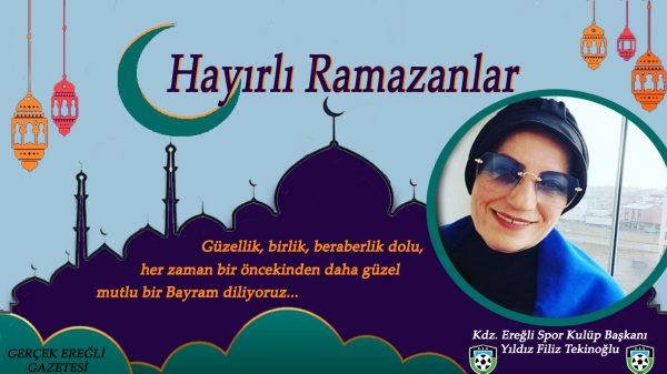 Yıldız Filiz Tekinoğlu’nun Bayram Mesajı…