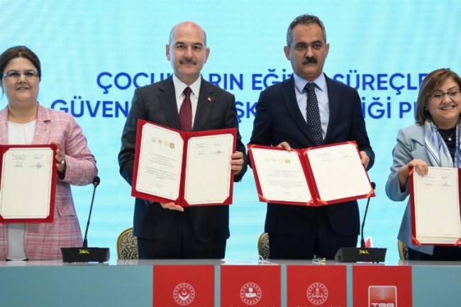 Çocuklar için protokol imzalandı…