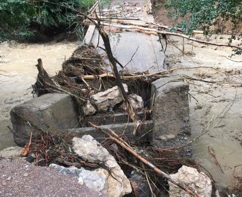 Köprülerde büyük hasar oluştu…