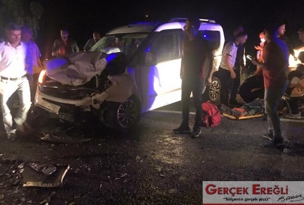 Yazıcılar’da feci kaza…