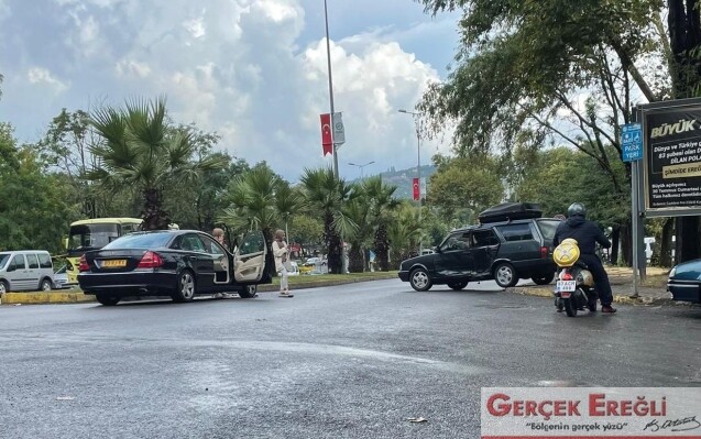 Araçta sıkıştı…