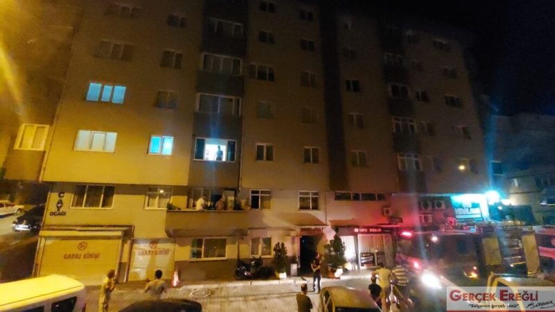 Apartmanı korku sardı…