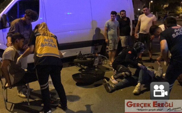 Kamyonetin altına girdi…