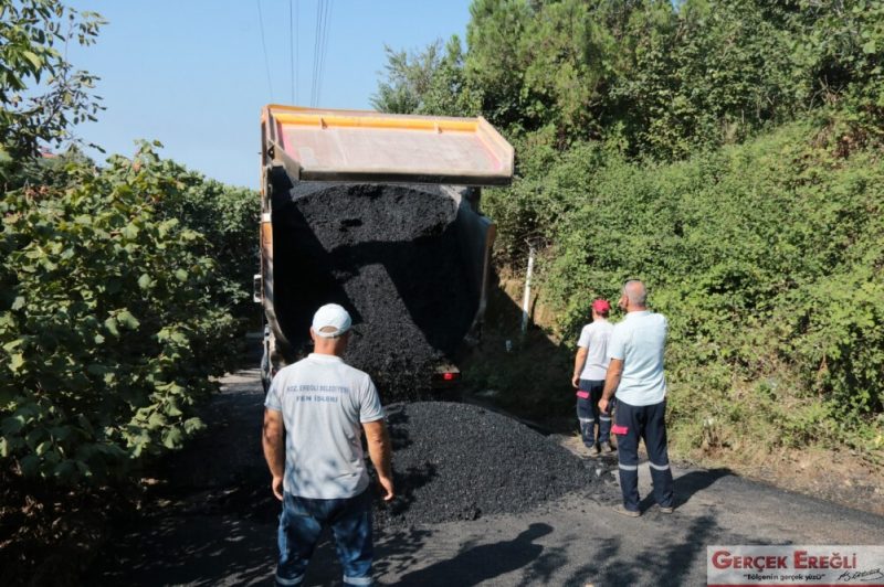 Yollar asfaltlanıyor…