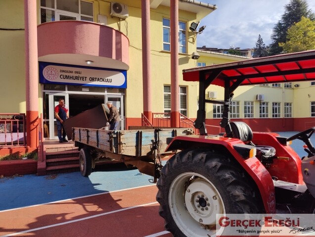 Taşınma işlemlerine başlandı…