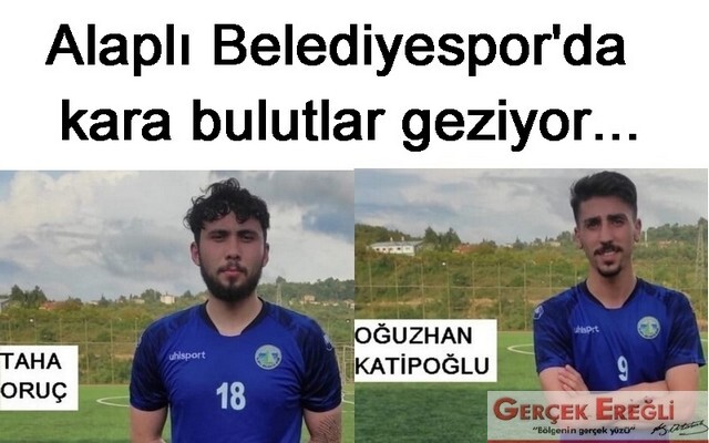 Alaplı Belediyespor’da kara bulutlar geziyor…