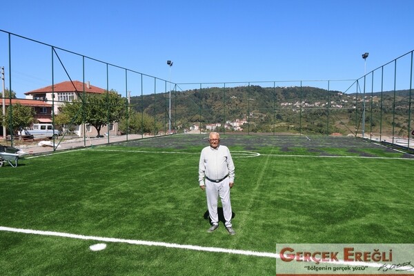 Spor alanı kazandırıldı…