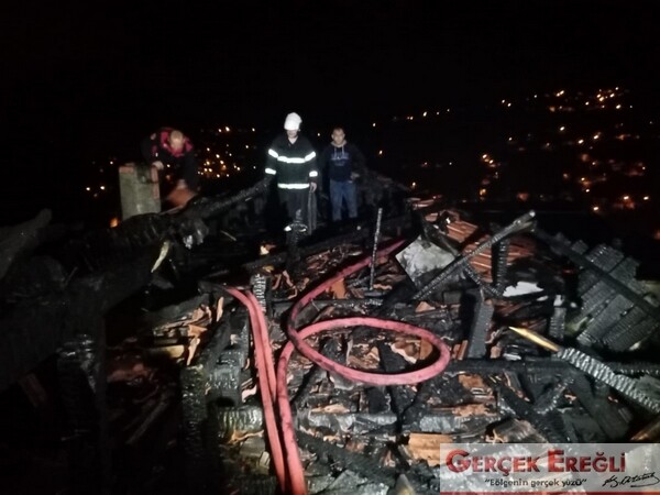 Evde çıkan yangın korkuttu…