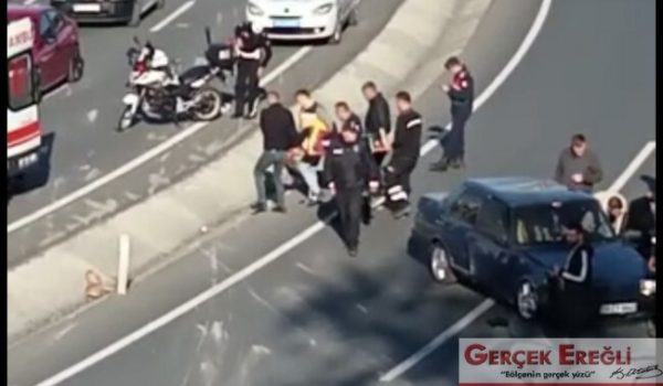 Araçların üzerine düştü…