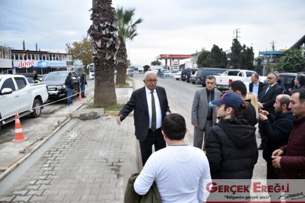Çalışmaları yerinde inceledi…