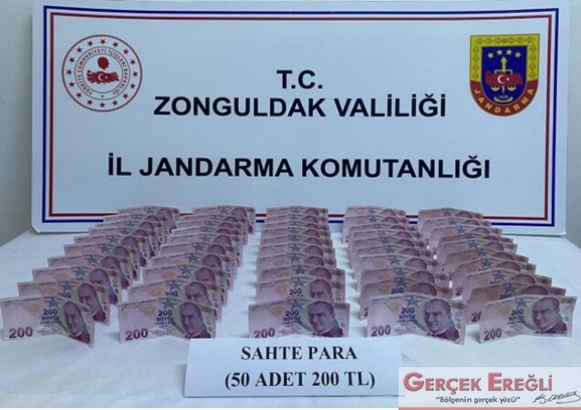 Sahte para ele geçirildi…