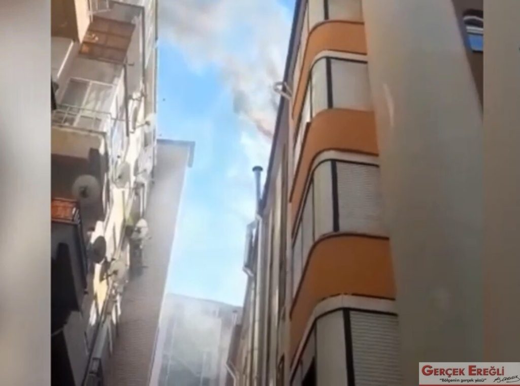 Çıkan yangın çevreye korku saldı…