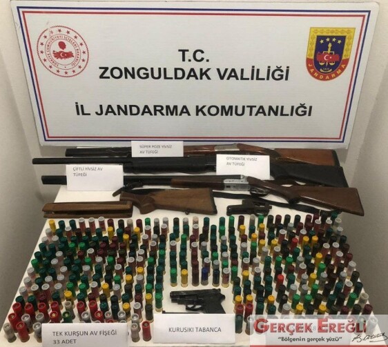 Ereğli’de bir evden çıkanlar…