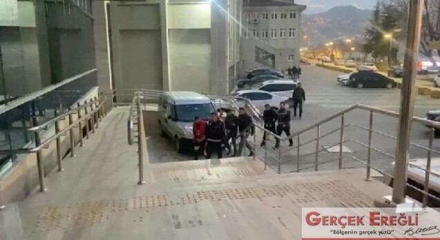 Şüpheliler yakalandı….